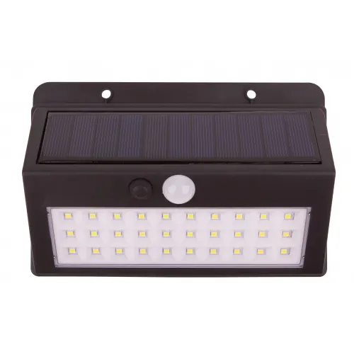 Вуличний настінний світильник із датчиком руху 30LED прямокутна (SL-A30)