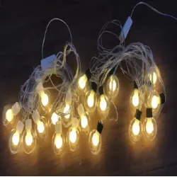 Гірлянда-штора лампочки в прозорій кулі M Мультикольорова 5M 20 лампочок