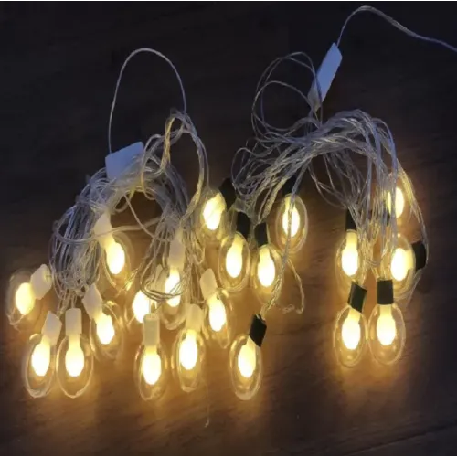 Гірлянда-штора лампочки в прозорій кулі M Мультикольорова 5M 20 лампочок