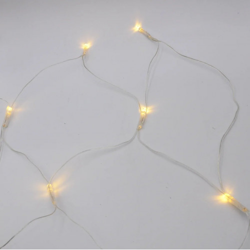 Гирлянда-сетка (Net-Lights) NET180WW-1 внутренняя, пров.:прозрачный, 2м (Белый-теплый)