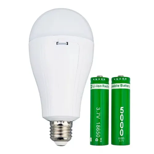 Лампочка з акумулятором 2*18650 у патрон E27 AY-3920/RB-P920 20W