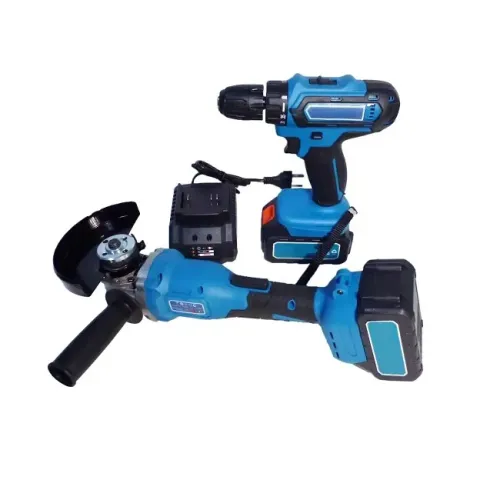 Набір акумуляторного інструменту Болгарка + Дриль-шуруповерт DOMOTEC