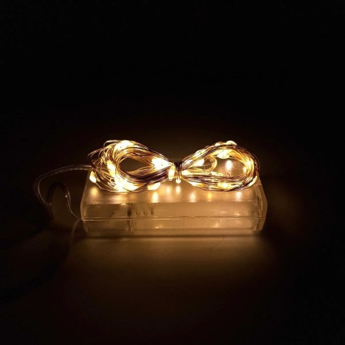 Гірлянда-роса (Copper Wire) 50WW-1 внутрішня, пров.:прозорий, 5м (Білий-теплий)
