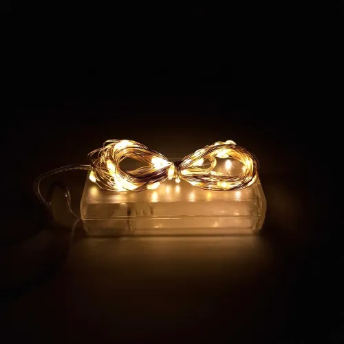 Гірлянда-роса (Copper Wire) 50WW-1 внутрішня, пров.:прозорий, 5м (Білий-теплий)