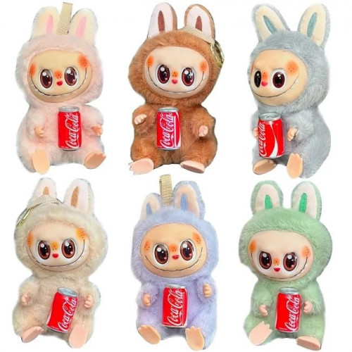 Игрушка фигурка-брелок Labubu Coca-Cola MINI