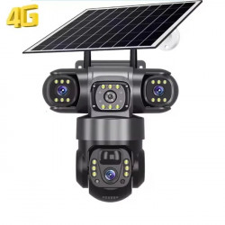 Камера на 3 линзы работающая через 4g и от солнечной панели V 380