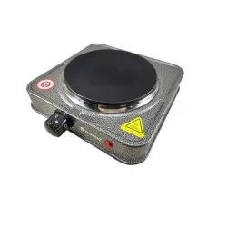 Плита електрична Domotec MS-5821 1кф., 1000Вт. (Сірий)