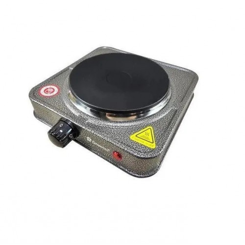 Плита електрична Domotec MS-5821 1кф., 1000Вт. (Сірий) (арт. 16607)