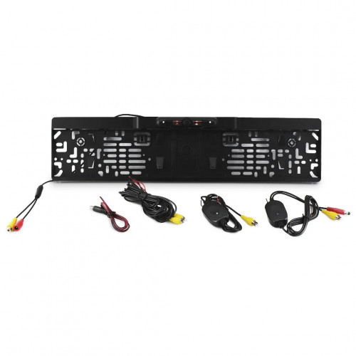 Камера с рамкой для номера черная беспроводная WiFi