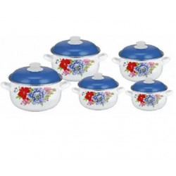 Набор кастрюль EDENBERG EB-1878 10пр эмаль