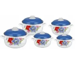 Набір каструль EDENBERG EB-1878 10пр емаль ( НЕ ТОВАРНИЙ ВИГЛЯД УПАКОВКИ)