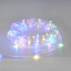 Гірлянда-стрічка (Rope-Lights) Copper Wire100M-3 зовнішня, пров.:прозорий, 10м (Різнокольорова)