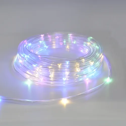 Гірлянда-стрічка (Rope-Lights) Copper Wire100M-3 зовнішня, пров.:прозорий, 10м (Різнокольорова)