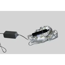 Гірлянда-роса (на мідному дроті) внутрішня 400Led 17Line W-2 Білий