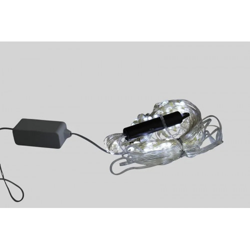 Гирлянда-роса (на медной проволоке) внутренняя 400Led 17Line W-2 Белый