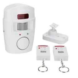 Сенсорна сигналізація з датчиком руху, сиреною та 2 пультами.