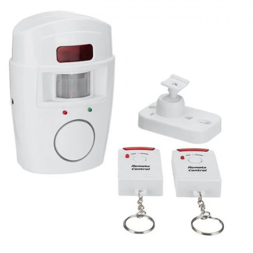 Сенсорна сигналізація з датчиком руху, сиреною та 2 пультами.