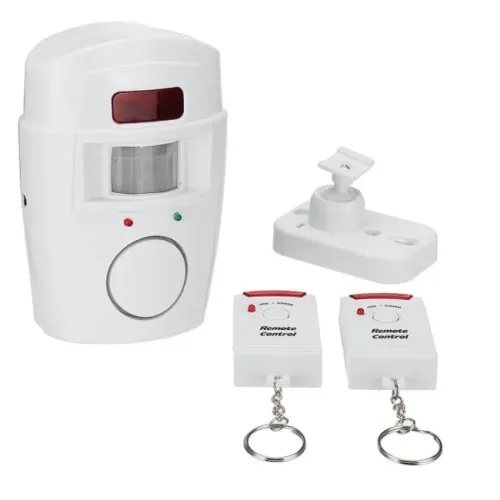 Сенсорна сигналізація з датчиком руху, сиреною та 2 пультами.