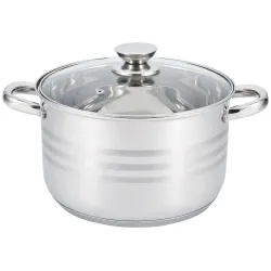 Каструля UNIQUE UN-5003 (1,9л, нержавіюча сталь, з кришкою)