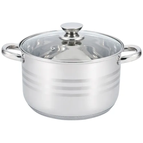 Каструля UNIQUE UN-5003 (1,9л, нержавіюча сталь, з кришкою)