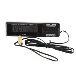 Термометр з годинником VST-7065