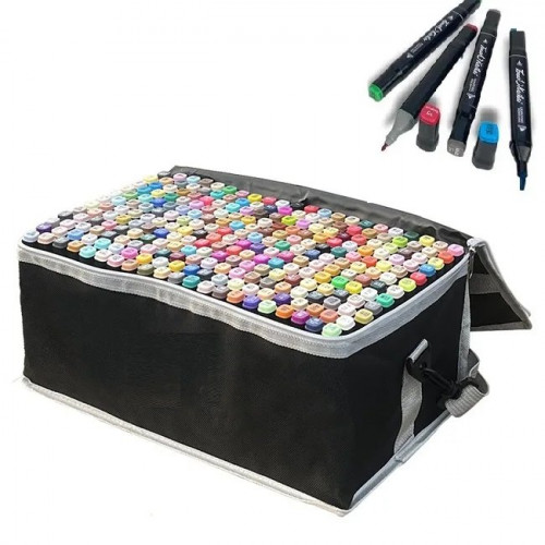 Набір двосторонніх маркерів, Sketch Marker, 262 кольори, в сумці