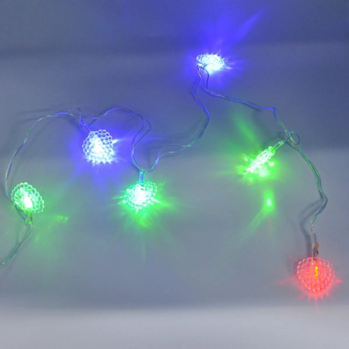 Гирлянда-нить (String-Lights) 20Parts-3 внутренняя, пров.:прозрачный, 3м (Разноцветная)