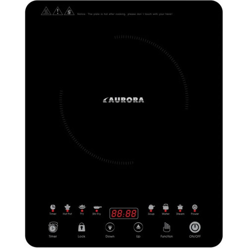 Плита індукційна AURORA AU-4473 1кф., 2000Вт. (Чорний)
