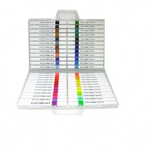 Набір акрилових маркерів 48 кольорів у пластиковому боксі