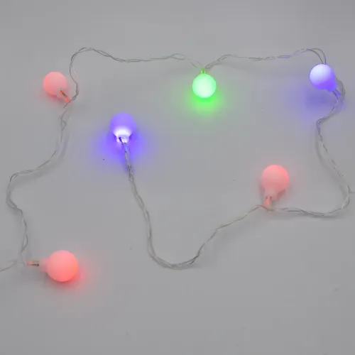 Гірлянда-нитка (String-Lights) 20Parts-1 внутрішня, пров.:прозорий, 3м (Різнокольорова)