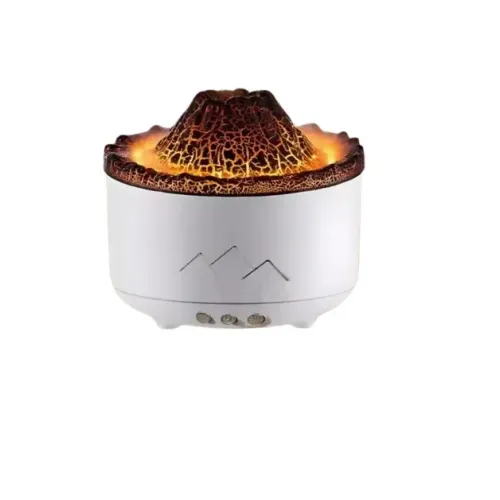 Зволожувач повітря Вулкан з ефектом полум'я та підсвічуванням