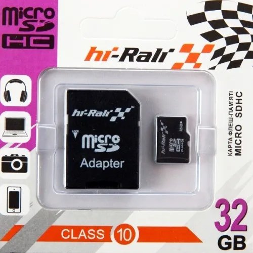 Карта пам'яті HI-RALI 32GB10 with Adapter