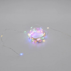 Гірлянда-роса (Copper Wire) 100M-2 внутрішня, пров.:прозорий, 10м (Різнокольорова)