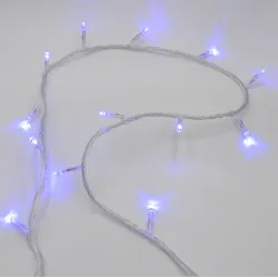 Гірлянда-нитка (String-Lights) 500B-1 внутрішня, пров.:прозорий, 30м (Синій)