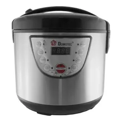 Мультиварка DOMOTEC MS-7722 Steel (5л, 8прог, 1000Вт)