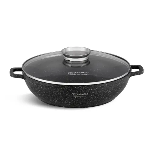 Котел EDENBERG EB-8135 (5,5л, 32см, круглий, мармуровий)