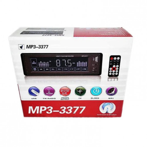 Автомагнитола MP3 3377 ISO 1DIN сенсор