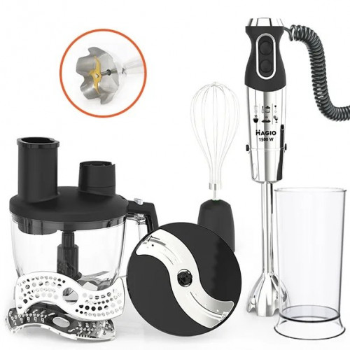 Блендер MAGIO МG-642 4в1 Черный