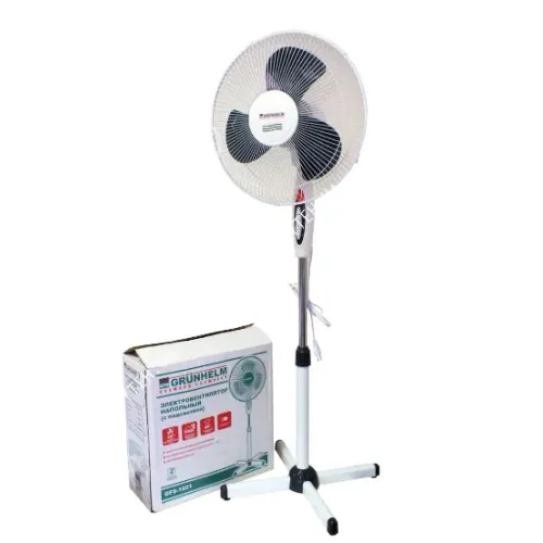 Вентилятор GRUNHELM GFS-1621 White/Gray