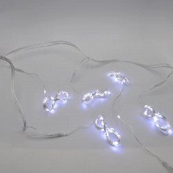 Гірлянда-штора (Curtain Copper) 600W-11 внутрішня, пров.:прозорий, 8м (Білий)