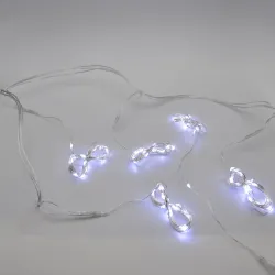 Гірлянда-штора (Curtain Copper) 600W-11 внутрішня, пров.:прозорий, 8м (Білий)