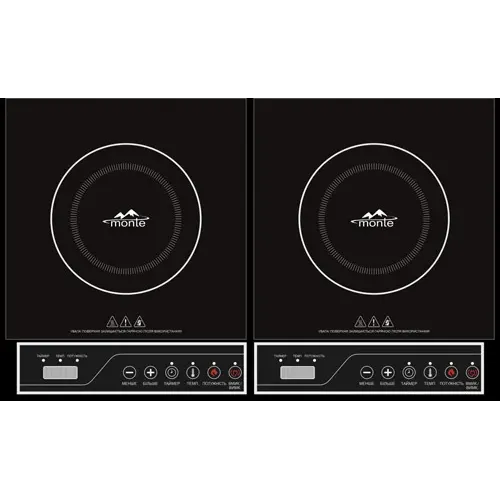 Плита індукційна MONTE MT-2110 2кф., 3200Вт. (Чорний)