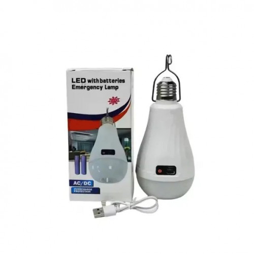 Лампочка - ліхтарик 2в1 з акумулятором 2x18650 Z-725