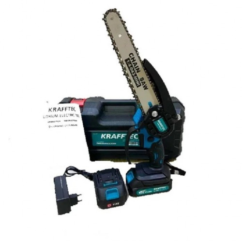 Аккумуляторная цепная пила с индикатором масла Chain Saw 8'' KRAFFTEC