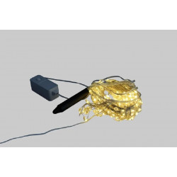 Гирлянда-роса (на медной проволоке) внутренняя 400L 17Line WW-2 Теплый белый