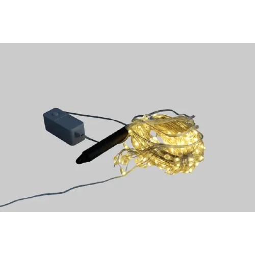 Гірлянда-роса (на мідному дроті) внутрішня 400L 17Line WW-2 Теплий білий