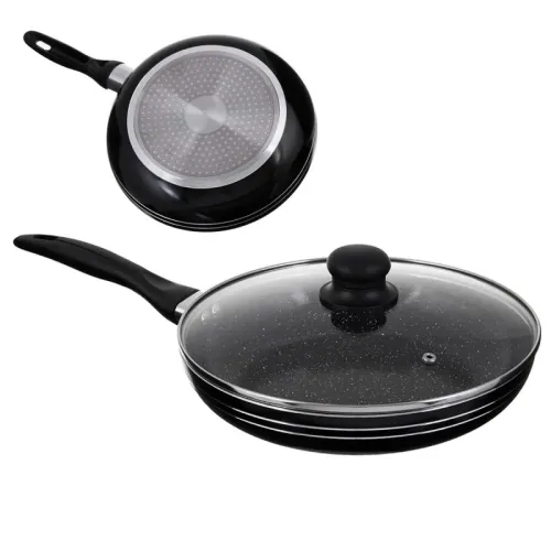 Сковорода UNIQUE UN-5163 22см із кришкою