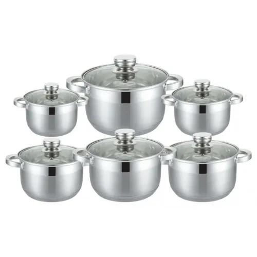 Набір каструль EDENBERG EB-4036 12ін.