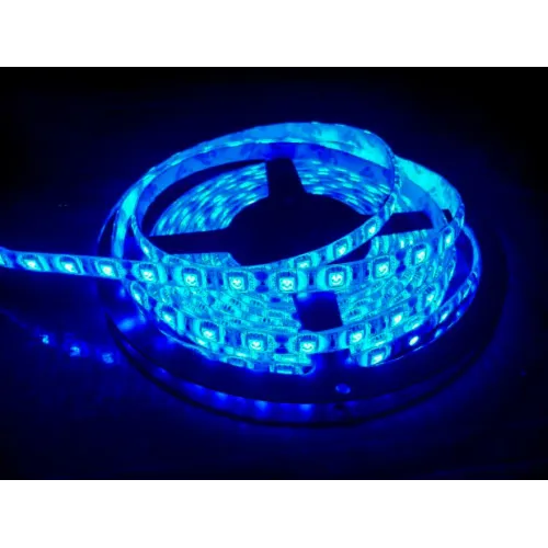 Світлодіодна стрічка LED 5630 універсальна, пров.: білий, 5м (синя)