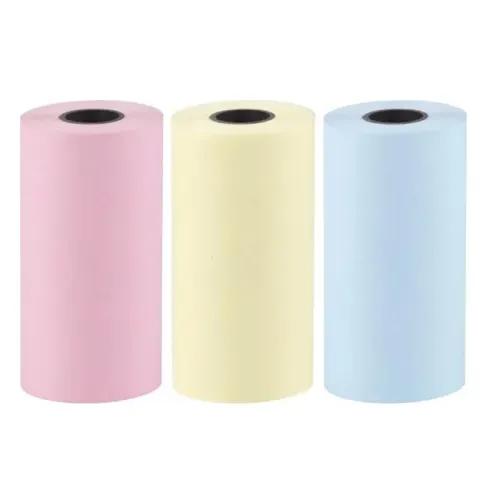 Термопапір кольоровий для міні принтера 57мм (3 кольори в упаковці)